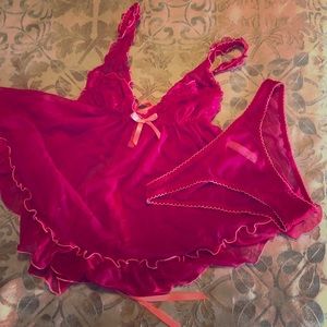 VS lingerie set sz M
